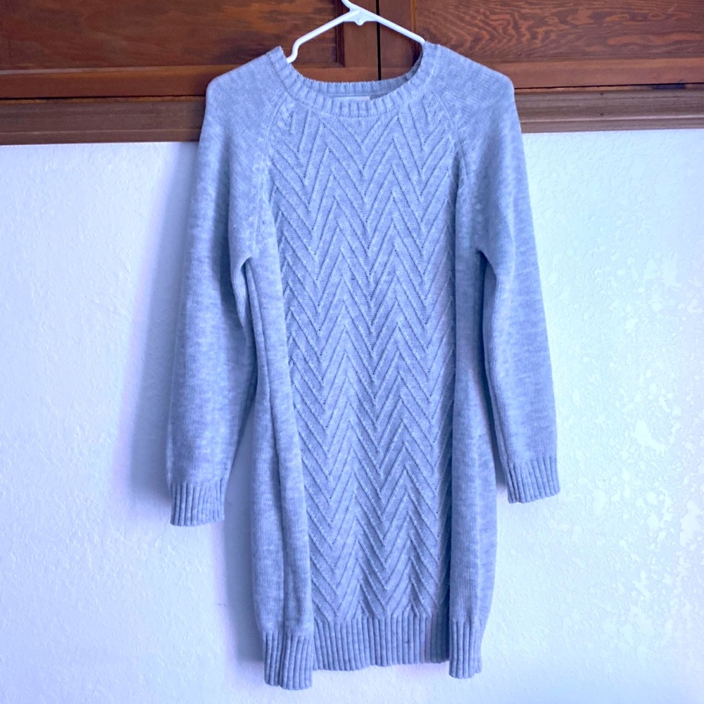 June & Ivy Grey Winter Dress